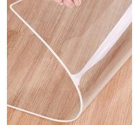 Tappetino Trasparente per Pavimenti in Legno - per Casa/Cucina/sotto Frigo, PVC Resistente agli Urti, Spessore 1,5 mm, Facile da Pulire, Protezione per Pavimenti Duri(60X80CM)