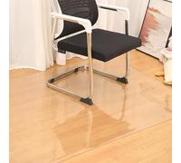 Tappetino trasparente per sedia da ufficio in PVC resistente ai graffi, spessore 1 mm, dimensioni 100 x 120 cm e 120 x 150 cm, facile da pulire, protegge per sedie da scrivania