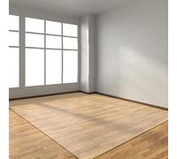 Tappetino trasparente per sedia da ufficio per pavimenti in legno duro, protezione per pavimenti per una facile scorrevolezza, grande 96,5 x 111,8 cm, ideale per uso domestico e ufficio