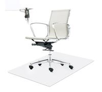 Tappetino trasparente per sedia,Tappetino protettivo per pavimenti duri,Tappetini trasparenti in PVC 1 mm,Tappeto Salvapavimento trasparente per ufficio 40 60 80 90 110 120 140 cm(60x60cm)