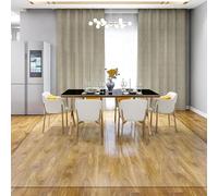 Tappetino trasparente resistente per pavimenti in legno duro, 100 x 100 cm, tappetino protettivo per ufficio e casa, ideale per attrezzature da ginnastica e sedie a rotelle