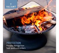 Valiant Tappetino protettivo per barbecue e pozzo del fuoco resistente al cal...