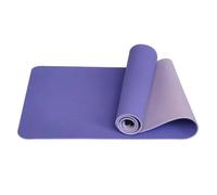Tappetino yoga antiscivolo, tappetino fitness bifacciale pieghevole, da ginnastica for(Light purple)