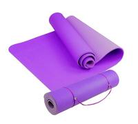 Tappetino Yoga Palestra Pilates 183 x 61 x 0,6 cm Superficie Antiscivolo Tappeto in TPE Ecologico da Ginnastica Aerobica (VIOLA)