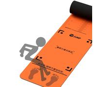 tappetino yoga, Tappetino for corda for saltare arancione, tappetino for esercizi for salto in lungo in piedi for adulti, tavola da allenamento multiuso for esercizi di stretching
