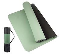 Tappetino Yoga Tappetino yoga spesso bicolore, antiscivolo, movimento for il fitness nella casa del pad180 * 57 cm(Green Black)