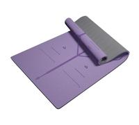 Tappetino Yoga Versatile Elastomero Termoplastico Ecologico Pilates Workout for Palestra Tappeto Allenamento Ginnastica Donne/Uomini Interno/Esterno(Purple,80cm)