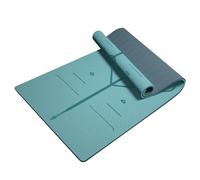 Tappetino Yoga Versatile Elastomero Termoplastico Ecologico Pilates Workout for Palestra Tappeto Allenamento Ginnastica Donne/Uomini Interno/Esterno(Blue,61cm)