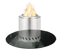 tappetinoper griglia resistente all'olio, ignifugo, rotondo, resistente al calore, tappetinoper barbecue portatile da esterno | Base impermeabile per braciere per terrazza da giardino, patio, giardi