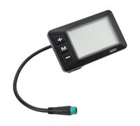 Tappetiometro in bici LCD spina impermeabile pulsante bici da bicchiere computer di controllo con cavo da 7 pollici per contachilometri e tachimetro da 36 V/48 V per accessori per ciclo manubrio