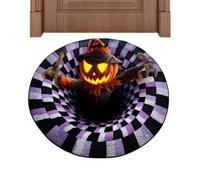Tappeto 3D Halloween Tappeto Abisso Spettrale Trapuntato Illusione 3D