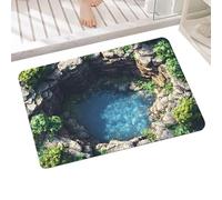 Tappeto 3D Illusion - Tappetino antiscivolo assorbente e lavabile - Tappetino sovrapposto - Tappetino ottico per porta e tappeto - per soggiorno, camera da , bagno, cucina, ingresso, porta