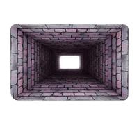 Tappeto 3D Inganno ottico 80 x 50 centimetri Antiscivolo Decorazione | Illusione 3D Tappeto per Compleanno Halloween Ringraziamento Festa di Capodanno Festa di Capodanno Ingresso Soggiorno Camera