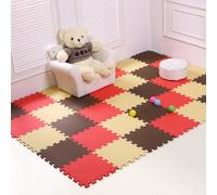 Tappeto 50cm x 50cm x 1,2cm/ Set 6 pezzi- 1,5m2 Puzzle Tricolore