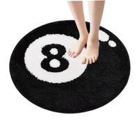 Tappeto a 8 palline, tappeti freschi a secco rapido secco da 24 pollici, tappeto 8 palline non slip, estetico lavabile per la camera da letto