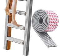 Tappeto a castello per scaletta da letto a castello autoadesivo, imbottitura in schiuma per letto a castello, protezione morbida e extra large per mobili, 5 m, colore: grigio