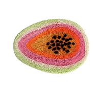 Tappeto a forma di frutto della passione tappetino da bagno antiscivolo per camera da letto bagno cucina area fumetto tappeto morbido per la stanza dei bambini decorazione per la casa (47 x 65 cm)