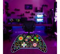 Tappeto a forma di gamepad, per ragazzi, a forma di gamepad, per camera da letto dei ragazzi, decorazione per la stanza dei giochi, 1,5 x 2,7 m
