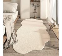 Tappeto a forma di nuvola, morbido, lavabile, simile al cashmere, con retro antiscivolo, design irregolare per una facile manutenzione, ideale per decorare la casa, salotti e aree gioco