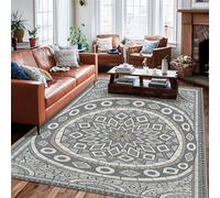 Tappeto a forma di stella, moderno e contemporaneo cerchio diamante nessuno grigio a pelo basso estetico rettangolare tappeto per il pavimento della casa tappeto per soggiorno, camera da letto