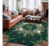 Tappeto a pelo basso con pupazzo di neve, tappeto a pelo basso, resistente allo sbiadimento, tappeto estetico per la casa, soggiorno, camera da letto, sotto il letto, decorazione per appartamenti