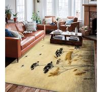 Tappeto a pelo basso, rettangolare, morbido, rettangolare, resistente alle macchie, per soggiorno, camera da letto, sotto il letto, appartamento, 15,2 x 23,8 cm