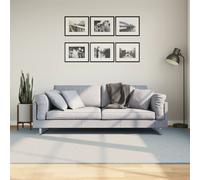 Tappeto a Pelo Corto HUARTE Morbido e Lavabile Blu 160x230 cm