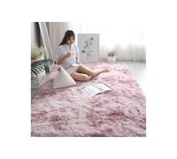 Tappeto a pelo lungo per bambini, morbido tappeto per soggiorno e camera da letto, decorazione moderna per la casa in rosa (200 x 140 cm), perfetto per la stanza dei giochi dei bambini e gli spazi