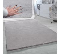 Tappeto a pelo lungo per soggiorno in ecopelliccia ultrasoffice, imitazione pell