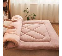Tappeto a pelo tatami pieghevole per 2 persone, materasso futon portatile, morbido cuscino per campeggio e picnic, design confortevole in stile giapponese