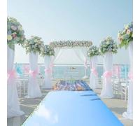 Tappeto a specchio, double-face riflettente, adatto per matrimoni romantici, feste di laurea, cerimonie, attività, decorazione interna della casa.