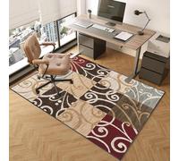 Tappeto a tamburo per sedie per pavimenti duri, antiscivolo, protezione per il pavimento dell'ufficio, tappetino multiuso per casa e ufficio, 140 x 180 cm