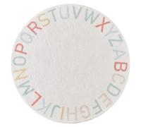 Tappeto ABC tappeto rotondo con alfabeto 39, 37x39, 37 inch tappeti per bambini in poliestere sicuri e morbidi per la sala giochi per l'apprendimento dell'alfabeto l'asilo nido da gioco