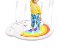 Tappeto Acquatico Per Bambini Da Esterno - Tappetino Sprinkler in PVC per Prima Infanzia | Giochi Acquatici Pieghevoli per Piscina Campeggio