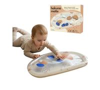Hakuna Matte Tappetino d'acqua per bambini, 73 x 42 cm, tappetino per l'acqua Tummy Time a partire dai 3, 6 e 9 mesi, giocattolo sensoriale con glitter, Montessori, tappetino per giochi d'acqua
