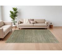 Tappeto Ad Area Power Loom 7' X 10' Tan E Verde