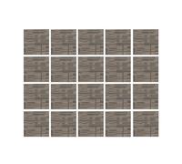 Tappeto adesivo 20 pezzi di piastrelle autoadesive for pavimenti in moquette quadrate, lavabili, for ufficio, casa, camera da letto, soggiorno, 20x20 pollici