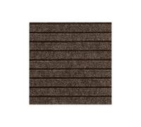 Tappeto adesivo Piastrelle for moquette autoadesive, quadrate, morbide, da 10/20 pezzi, facili da installare, fai da te.(Black-brown,30x30-20pcs)