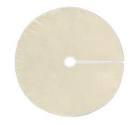 Tappeto Albero di Natale Beige Cream Solid Color Gonna Albero di Natale Decorazioni Copri Base Albero Natale Elegante Tappetino per Albero di Natale per Natale Festa Home Decor M