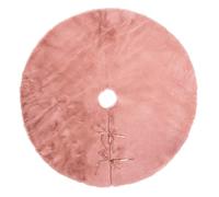 Tappeto Albero di Natale, Copri Base Albero 90 cm, Rosa Antico