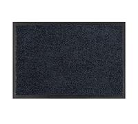 Tappeto antipolvere di alta qualità - zerbino per interni - zerbino lavabile a 30° C - passatoia antiscivolo - tappeto cucina - corridoio - nero 60x180 cm