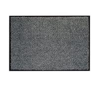 Tappeto antipolvere di alta qualità - zerbino per interni - zerbino lavabile a 30° C - tappeto antiscivolo - tappeto cucina - corridoio - grigio 90x150 cm