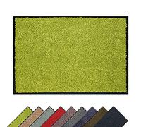 Tappeto antipolvere di alta qualità - zerbino per interni - zerbino lavabile a 30° C - tappeto antiscivolo - tappeto cucina - corridoio - verde 60x180 cm