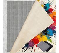 Tappeto Antiscivolo 110 x 130 cm Riutilizzabile, Inodore, Tagliabile, Lavabile e Personalizzabile Nelle Dimensioni, Rete Tappetino Antiscivolo per Tappeti Perr Moquette, grigio marrone