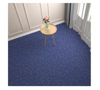 Tappeto Antiscivolo, 30 x 30 cm, Autoadesivo Lavabile, può Essere Ritagliato, Moquette Adesiva per Casa e Ufficio,Blu,4 Pezzi