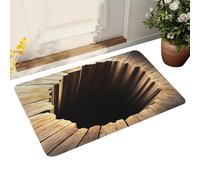 Tappeto antiscivolo, 50 x 80 cm, illusione ottica, per interni, bagno, ingresso, camera da , balcone, soggiorno, garage, ingresso