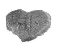 Tappeto antiscivolo a forma di cuore, 30 x 40 cm, per camera delle ragazze | Forma unica a forma di cuore, pile felpato da 5-6 cm, anti- per trattamento statico, si adatta alla stanza dei bambini