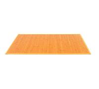 Tappeto Antiscivolo Bamboo in Tinta Unita 55x95 Arancio