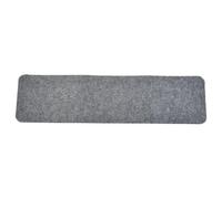 Tappeto antiscivolo in legno massello per scale, con protezione per pavimento e tappetino da lavaggio, progettato per ridurre il rumore e proteggere le scale (grigio chiaro)