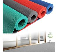 Tappeto Antiscivolo In PVC, Tappeto Drenante 90 X 500 cm, Spessore 4,5 mm, Tappetino Impermeabile per Bagno, Piscina, Doccia, Cucina, Terrazza, Garage(Blue,90x300cm/3x10ft)